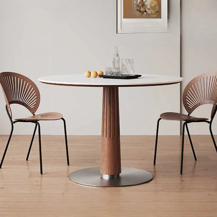 ダイニングテーブル 幅80cm 100cm 120cm 丸テーブル 円卓 セラミック テーブル 円形 おしゃれ カフェテーブル サイズ選択可 fjj-3591